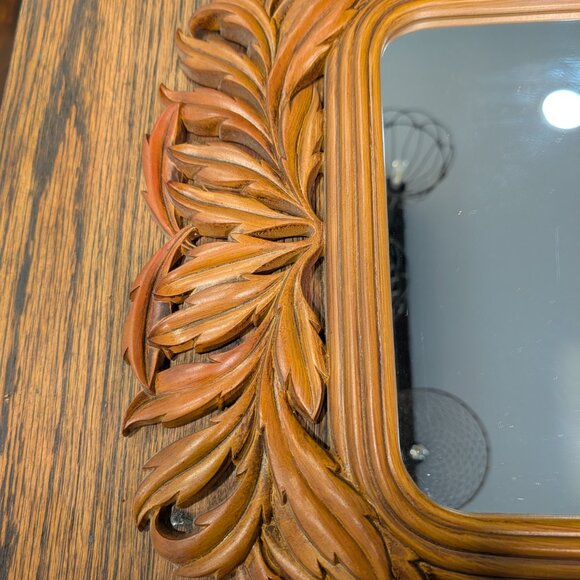 Vintage Homco Burwood Mirror MCM 18.5”x30” Hangs Horizontally Or Vertically - Picture 10 of 10